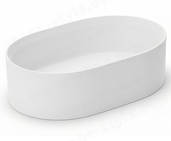 Накладная раковина Knief Glow 0600-066-01 55x40, белая матовая