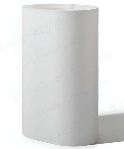 Напольная раковина Knief Glow 0600-063-01WA 55x40, белая матовая