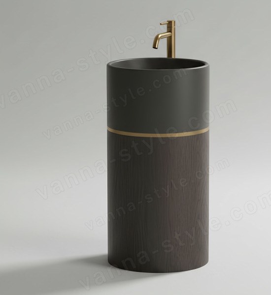 Напольная раковина Milldue Roma I 2016.C 45x45 Rovere nero 45x45 Rovere nero