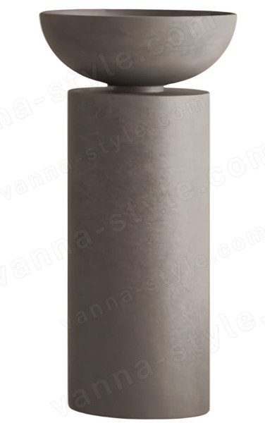 Напольная раковина Milldue Saba 5830.CM02 45x45 Antracite 45x45 Antracite