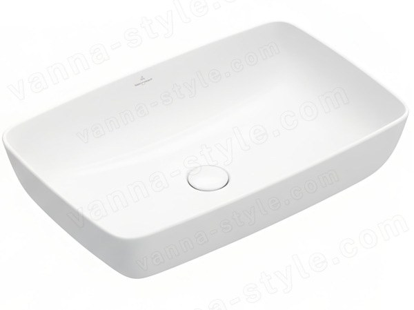 Раковина накладная Villeroy&Boch Artis 41725801 58x38, белая