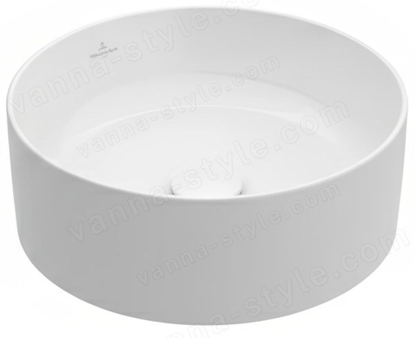 Раковина накладная Villeroy&amp;Boch Collaro 4A184001 40x40, белая