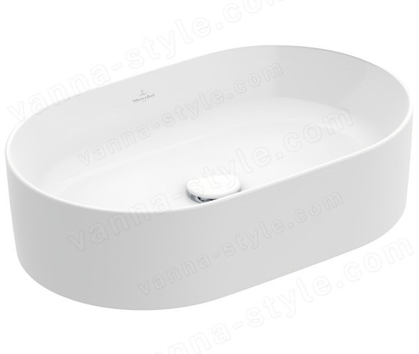 Раковина накладная Villeroy&Boch Collaro 4A195601 56x36, белая