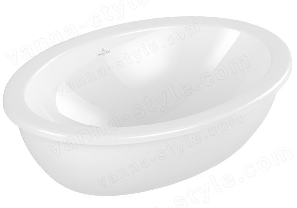 Встраиваемая раковина Villeroy&Boch Loop&Friends 4A550001 56x38, белая