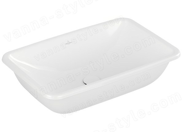 Встраиваемая раковина Villeroy&Boch Loop&Friends 4A580001 61x38, белая