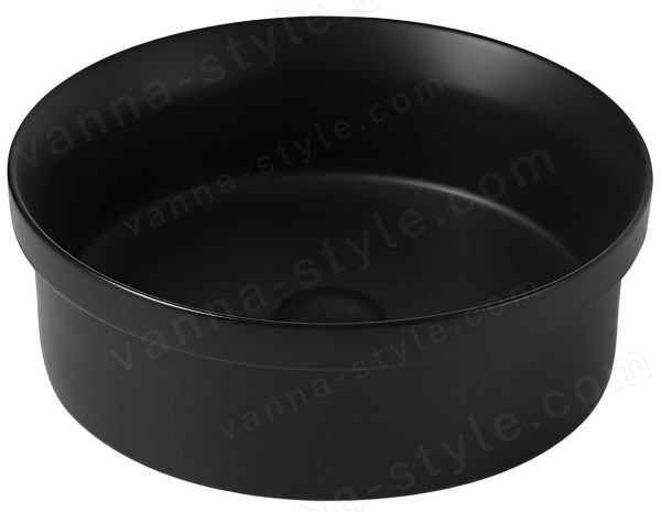 Накладная раковина Abber Bequem AC2103MB 40x40, черная матовая 40x40, черная матовая