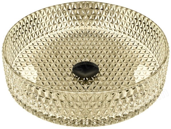Накладная раковина Abber Glas AK2301GG 39x39, желтая 39x39, желтая