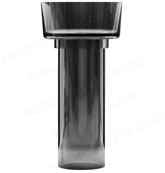 Напольная раковина Abber Kristall AT2702Onyx-H 45x45, черная 45x45, черная
