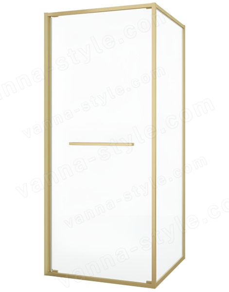 Душевой уголок Black&amp;White S1120-9090G 90x90, профиль золото