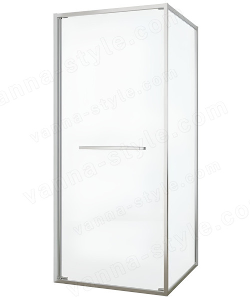 Душевой уголок Black&White S1120-9090N 90x90, профиль брашированный никель