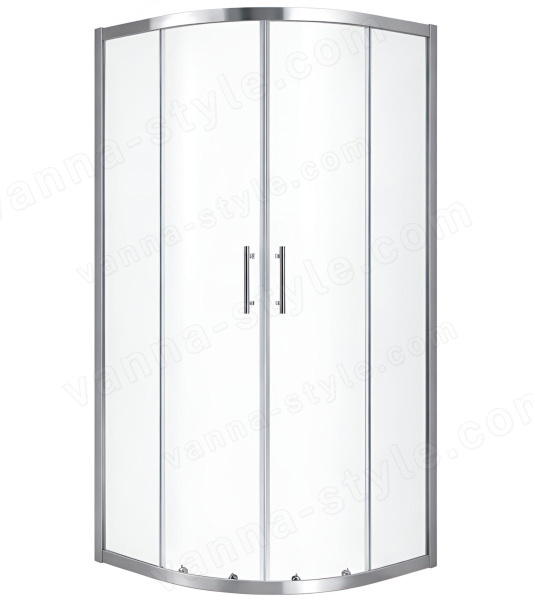 Душевой уголок Black&White Stellar Wind S101-800 80x80, профиль хром