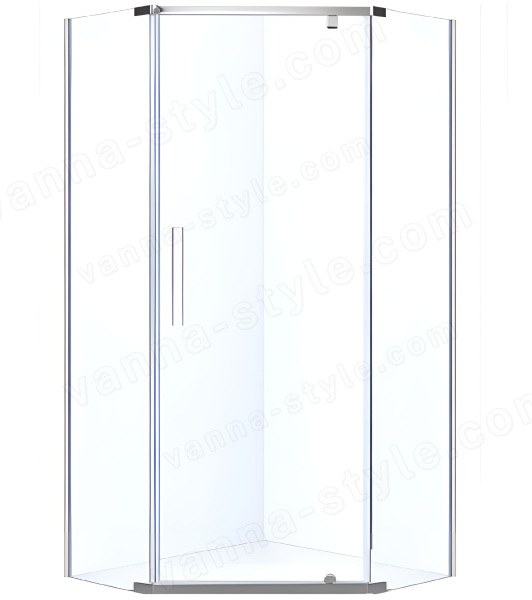 Душевой уголок Black&White Stellar Wind S305-900 90x90, профиль хром