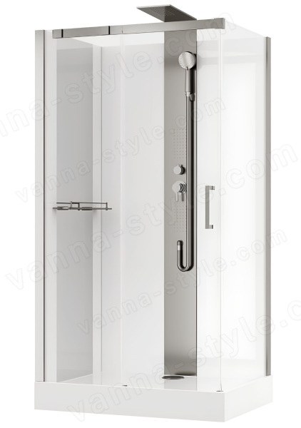 Душевая кабина Black&amp;White G8708N 110x80 без крыши
