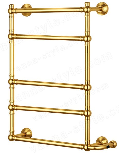 Полотенцесушитель электрический Margaroli Armonia 9-564-5 BOX, 95645505GOB 55x78, золото 55x78, золото