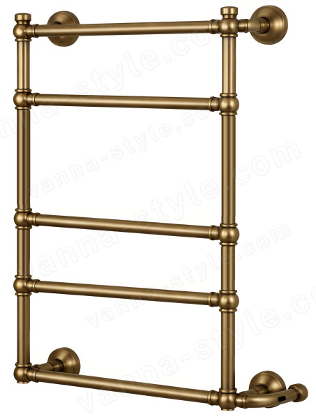 Полотенцесушитель электрический Margaroli Armonia 9-564-5 BOX, 95645505BNB 55x78, бронза 55x78, бронза