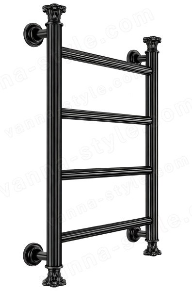 Полотенцесушитель электрический Margaroli Capitelli 2952J5504BBPVD 56x83, черный 56x83, черный