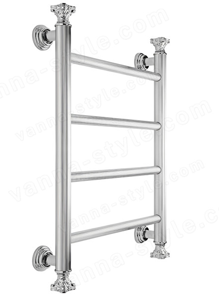 Полотенцесушитель электрический Margaroli Capitelli 2952J5504RNNB 56x83, никель матовый 56x83, никель матовый