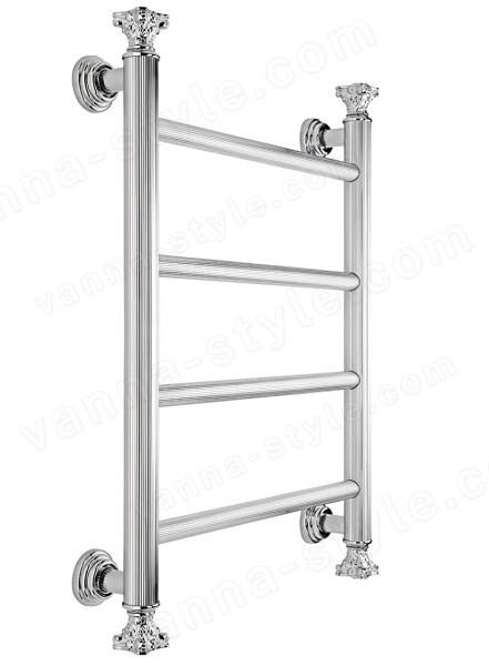 Полотенцесушитель электрический Margaroli Capitelli 2952J5504RNNBL 56x83, никель 56x83, никель