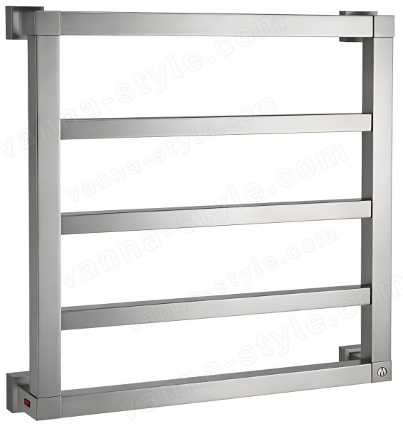 Полотенцесушитель электрический Margaroli Quadri 810-3 81034704CRNB 52x52, хром 52x52, хром