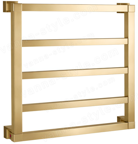 Полотенцесушитель электрический Margaroli Quadri 810-3 81034704EGNB 52x52, золото 52x52, золото