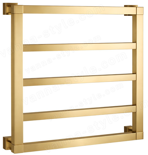 Полотенцесушитель электрический Margaroli Quadri 810-3 81034704GONB 52x52, золото 52x52, золото