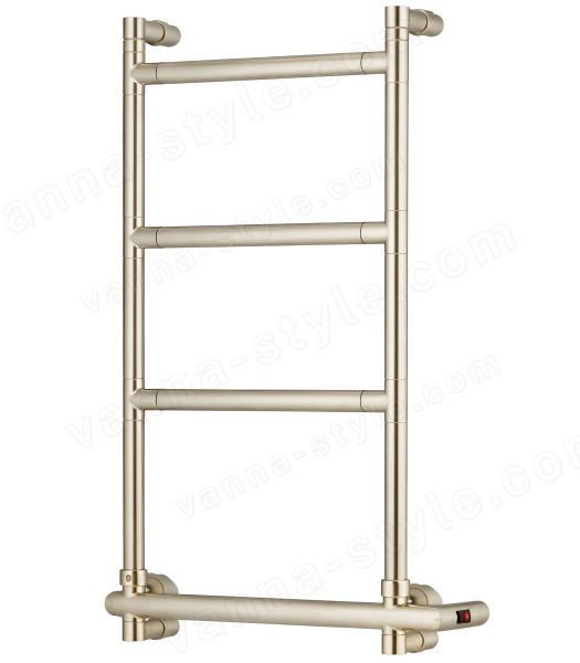 Полотенцесушитель электрический Margaroli Sereno 582-5 5824705BNNB 50x86, никель 50x86, никель