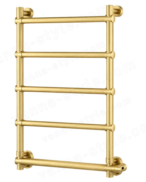 Полотенцесушитель электрический Margaroli Sole 542-5 5424705GONB 57x84, золото 57x84, золото
