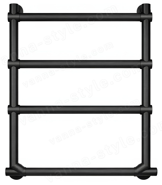 Полотенцесушитель электрический Margaroli Sole 5124704PBN 52x64, черный 52x64, черный