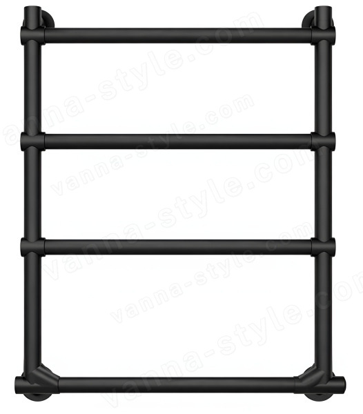 Полотенцесушитель электрический Margaroli Sole 5124704POB 52x64, черный 52x64, черный