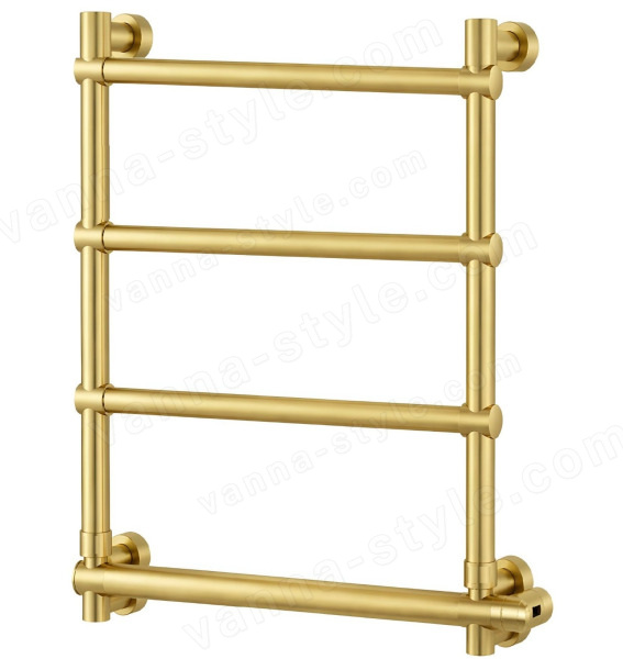 Полотенцесушитель электрический Margaroli Sole 542-4 5423704BGONB 47x66, золото 47x66, золото