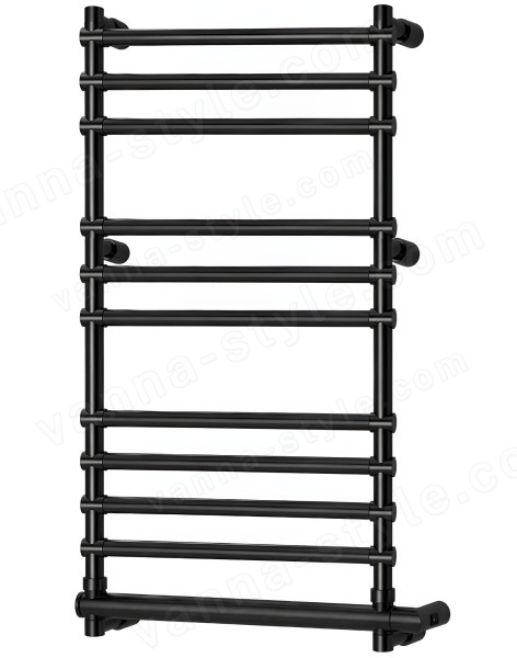 Полотенцесушитель электрический Margaroli Sole 564-11 5644711BBNB 57x101, черный 57x101, черный