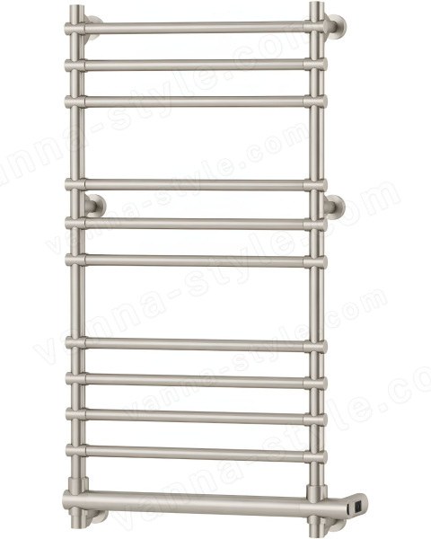 Полотенцесушитель электрический Margaroli Sole 564-11 5644711BNNB 57x101, никель 57x101, никель