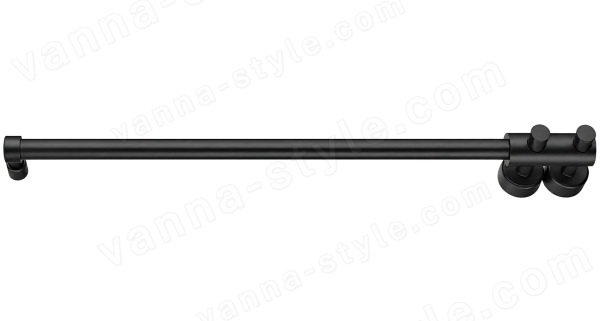 Полотенцесушитель водяной Margaroli Arcobaleno 416/S 416SBBMPVD 90x5, черный 90x5, черный