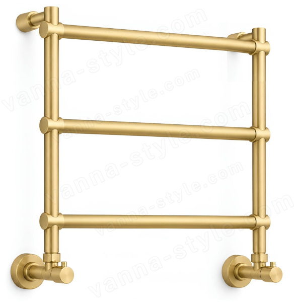 Полотенцесушитель водяной Margaroli Sole 4423703BGON 54x54, золото 54x54, золото