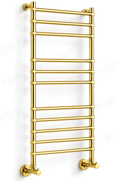 Полотенцесушитель водяной Margaroli Sole 4643711GO 40x107, золото 40x107, золото