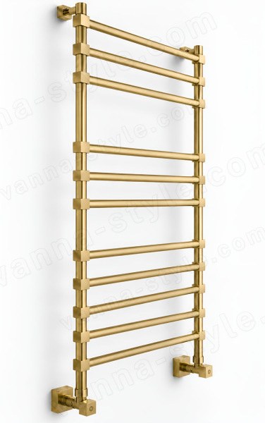 Полотенцесушитель водяной Margaroli Sole 464TQ4611CH 50x104, бронза 50x104, бронза