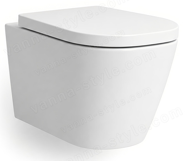 Подвесной унитаз Laufen Kartell 8.2033.3.757.000.1, белый матовый, белый матовый