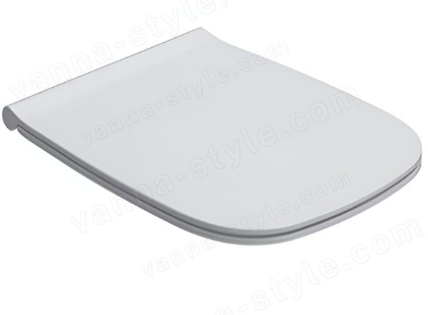 Сиденье для унитаза Globo Genesis GN020.BI, белое, белое