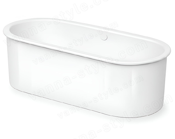 Стальная ванна Bette Suno Oval 2740-000CFXXSR 177x77 с шумоизоляцией 177x77 с шумоизоляцией, белая