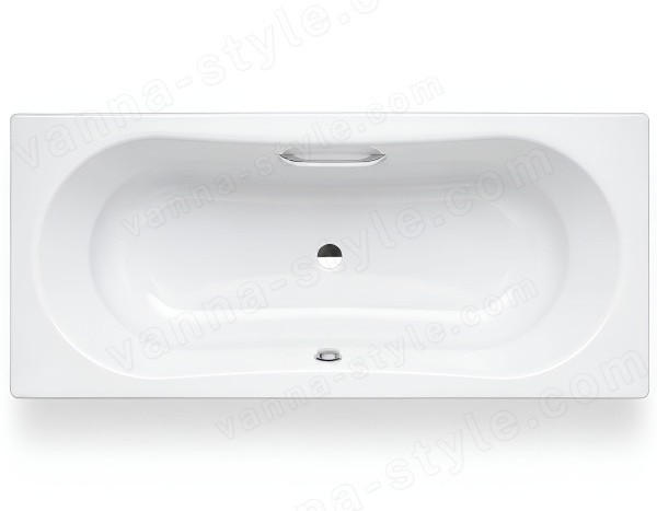 Стальная ванна Laufen Thallium 2.2509.3.600.040.1 180x80 c ручками 180x80 c ручками и шумоизоляцией, белая