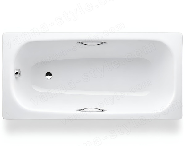 Стальная ванна Laufen Pro 2.2595.3.000.040.1 170x75 с ручками 170x75 с ручками и шумоизоляцией, белая
