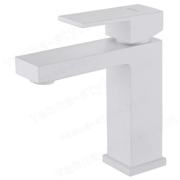 Смеситель для раковины Abber Daheim AF8210W, белый матовый, белый матовый