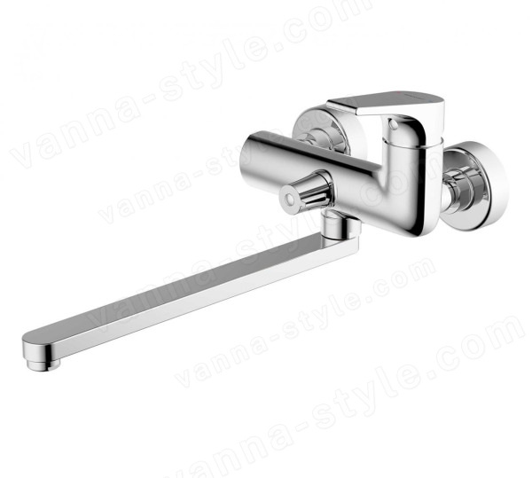Смеситель для ванны Bravat VEGA F6119177CP-01L, хром, хром