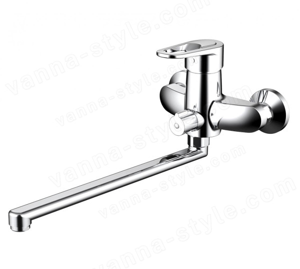 Смеситель для ванны Bravat LOOP F6124182CP-02L-RUS, хром, хром