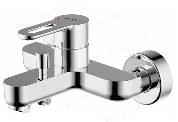 Смеситель для ванны Bravat Stream-D F637163C-01, хром, хром