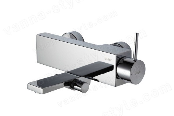 Встраиваемый смеситель для ванны Bravat Arc F66061C-01A-ENG, хром, хром