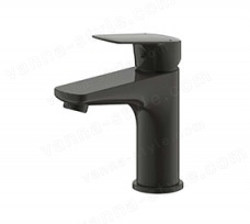 Смеситель для раковины Bravat Rhein F1429564BW-9-ENG, черный, черный