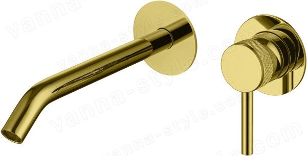 Встраиваемый смеситель для раковины Allen Brau Priority 5.31A03-GB, золото брашированное