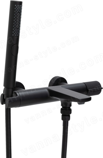 Смеситель для ванны Allen Brau Liberty 5.33006-31 с лейкой, черный матовый