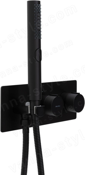 Встраиваемый смеситель для ванны Allen Brau Liberty 5.33009-31, черный матовый
